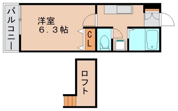 柚須駅 徒歩18分 2階の物件間取画像